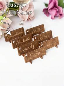 Custom Wedding Place Setting Cards, Personalized Seating Tags, Wedding Table Number Stands, Wedding Reception Table Labels, Wedding Centerpiece Decor, Wedding Hanging Ornaments, Wedding Pendants, Guest Favors, Wedding Favors