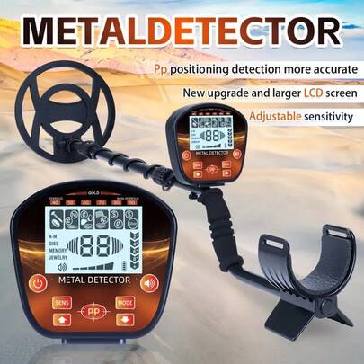 Metal Detector For Adult Professional Beginners, Gold Detector, Precise Positioning And Terrain Mode, Professional Metal Detector For Adults, One-Button Fast Matching, High Accuracy, 6 Modes, Super Easy To Operate, Lightweight