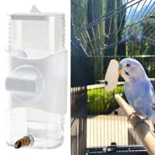 Parrot Waterer Pet Bird Feeding Tools Bird Drinker 300ml Capacity Bird Water Feeder For Small Pet Rabbit Budgie Lovebirds Caique
