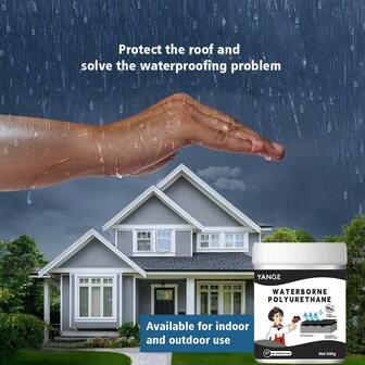 1 flaska, osynligt vattentätt medel, vattentätt isolerande tätningsmedel, transparent reparerande läckagevattentätt lim, superstarkt bindningsmedel osynligt vattentätt läckageskyddsmedel (klar 300g)