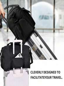 Bolsa de deporte de 35L con 11 piezas, bolso cruzado de yoga, bolso deportivo ligero, bolso impermeable para hombres y mujeres para fitness y viaje - Bolso de nailon Oxford impermeable y grueso con compartimento para zapatos, bolsillo seco/húmedo - Adecuado para fitness, natación, equipaje de fin de semana, viaje, ocio, versátil, bolso de hombro portátil