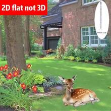 (2D Flat) 1pc 30cm/11.81in Realistic Animal Style Garden Decoration Ground Insert, Lifelike Deer - Garden Lawn Ground Decoration, Garden, Yard, Farm, Outdoor Decor, Housewarming Gift, Home Decor, Potted Plant Decor