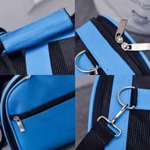 Pet Carrying Bag Outing Portable Dogs Handbag Foldable Small To Medium Dog Cage Mesh Handbag