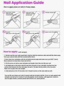 10Pcs Stiletto Press-On Nails With Hand-Painted Bows, Hearts, Steel Beads, Bow Accessories, Hand-Drawn Stars, White Blur Dye, Magic Mirror Powder, Small Rhinestones, Modeling Gel & Faux Pearls. Suitable For Parties And Daily Wear. Pure Handcrafted With Three Sizes Available, Comes With A Tool Kit. Nail Supplies Nails