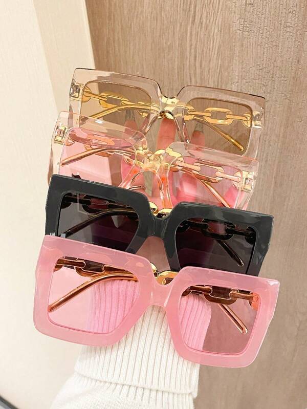 1pc Y2K Square Cute Everyday Unisex Retro Sports Fashion Eyeglasses