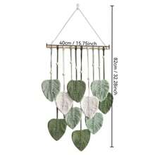 1pc Floral Leaf Wall Hanging Tapestry, Lace Art Bohemian Decor, Room Decoration, Home Gift Bedroom Decor Home Decor Wall Decor