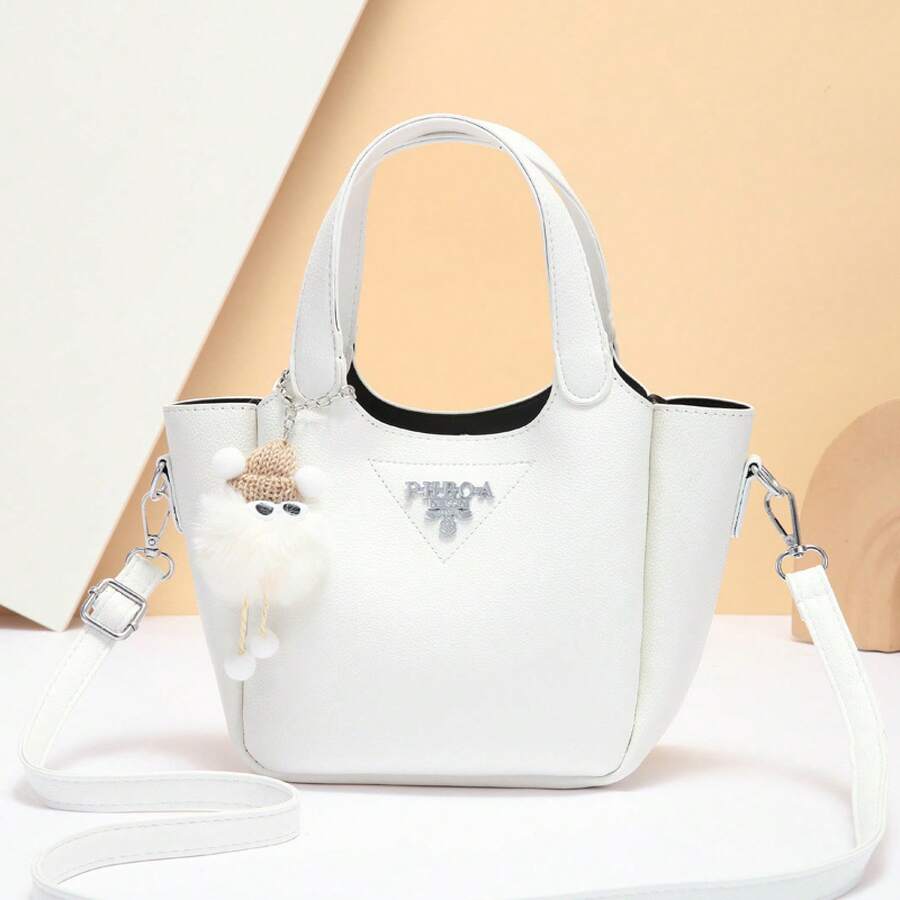 Modische Bucket Bag im -Design – Vielseitige Damen-Tasche als Schulter- oder Umhängetaschen-Stil