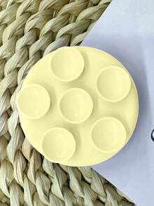 6pcs Round Shaped Silicone Suction Phone Holder Rings, Retractable Foldable Cute Portable Multi-Function Phone Stand - Multicolor - View 19