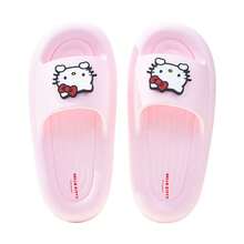 Miniso Hello Kitty 女士厚底浴室拖鞋，可爱卡通设计，居家浴室使用，精美生日礼物，优质EVA材质（1双） - 粉色 - 查看 5