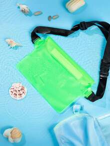 防水游泳包，密封浮动潜水腰包，水下手机壳，干式单肩包，适合海滩、划船、运动。大容量防水手机袋，三层密封触摸屏防水手机腰包，适合游泳、漂流和潜水防水手机收纳袋 - 确保手机干燥存放，适合暑假、潜水、游泳、海滩手机壳。