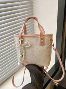 Fashionable And Minimalist Butterfly Printed Shoulder Crossbody Bag, Versatile And Elegant Contrasting Color Handbag, Suitable For Shopping, Wallets, Shopping, Young Women, College Students, Newcomers, White-Collar Workers. They Are Very Suitable For Offices, Universities, Work, Business, Commuting, Outdoor Activities, Travel, And Outings