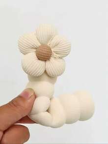 1/2pcs Flower Pattern Door Knob Protector, Soft Cover To Prevent Collision And Static Electricity, Suitable For Left And Right Hand Side