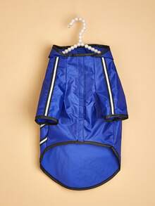 Impermeabile blu per cani da esterno per viaggi notturni e uso casual - Blu - Visualizzare 4