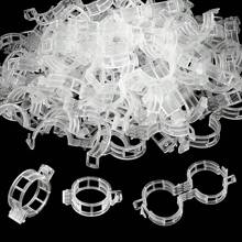 100 supports de treillis en plastique pour vignes, tomates, plantes potagères, clips de jardin pour une croissance verticale, rend les plantes plus saines