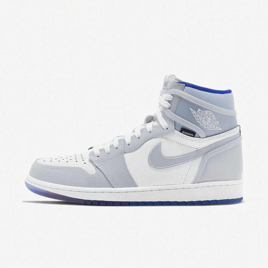 (Men's) Nike Air Jordan 1 Retro High Zoom Air 'Racer Blue' (2020) CK6637-104 Athletic Sporty Basketball Skateboarding Casual Fashion Sneakers For Unisex Adult - SOLE SERIOUSS - 藍色 - 查看 1