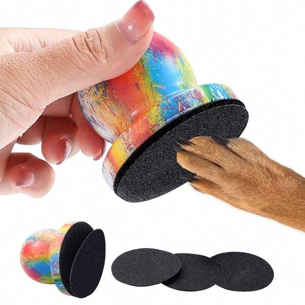Kit Limaliñas para Uñas de Perro - Cortalimas de Uñas de Perro con 3 Bandas de Lija de Repuesto, Juego de Limas de Uñas de Perro Indoloras