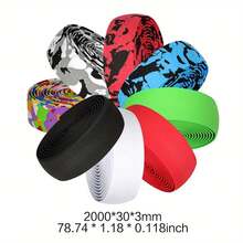 1 件，2 卷高品质自行车公路自行车运动自行车手柄橡胶带包裹，附带 2 个极插头。 - 彩色 - 查看 3