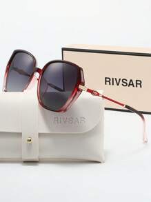Óculos de Sol Redondos Polarizados Vintage de Moda Plus Size para Mulheres da Marca RIVSAR, na Cor Rosa Diamante, Ideais para Uso Casual, Elegante, em Festas, Viagens, Reuniões de Verão, no Estilo Gatinho e Redondo, Joias, Presentes de Marca Premium para Feriados como Dia dos Namorados, Natal, Halloween