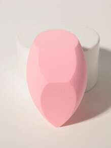 1pc Extra Large 2-In-1 Makeup Sponge, Olive Oil Shaped Dual-Edged Makeup Puff, Reusable & Washable Makeup Applicator Suitable For Powder, Liquid, Setting Makeup, Soft Texture, Ideal For Men And Women, Portable Daily/Travel Essential