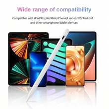 Lápiz óptico actualizado para iPad de 9a y 10a generación, Apple Pencil de 2a generación, lápiz óptico iPad de carga rápida para iPad Pro 11/12.9 de 3a/4a/5a generación, iPad Mini 5/6, iPad 6/7/8, iPad Air 3/4/5, Apple Pen para iPad 2018-2025