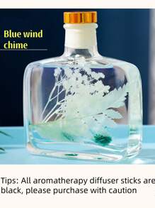 1 pezzo Diffusore di oli essenziali con fiore e vite reali, fragranza a lunga durata, deodorante per bagno, decorazione di lusso per la casa, 100ml di fragranza a lunga durata fino a 9 mesi, idea regalo e ricordo, diffusore di aromaterapia, ambientatore per la casa, regalo per la casa, regalo per compleanni e lauree