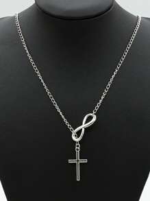 Lucky Octopus Cross Pendant Necklace, Bohemian Style Neck Decoration Jewelry, Perfect For Birthdays, Graduation Ceremonies, Christmas, Daily Gatherings - Beach Vacations - Valentine's Day Gifts