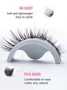 HINARIN 120 piezas Pestañas individuales con rizo D Pestañas postizas en racimo naturales con banda delgada, ligeras y esponjosas para extensión de pestañas DIY en casa para uso diario, viajes, fiestas y festivales - D - Ver 6