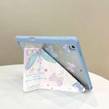 Ốp lưng Butterfly DANYCASE tương thích với iPad A16 2025, Air 11/13, M2/M3, Pro 11/13, M4 2024, Air thế hệ 4/5/10 10.9 inch, Pro thế hệ 11, 9, 8, 7 10.2 inch, Pro 12.9 inch, 4, 5, 6. Ốp bảo vệ trong suốt dạng gập chữ Y. - Bướm chuyển màu - Xem 4