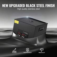 KFFKFF 15L Ultra Cleaner, 360W Digital Ultrasonic Cleaning Machine With Gentle Mode & Upgraded Degassing, 40kHz Industrial Ultrasound Cleaner With Heater & Timer For Retainer, Jewelry, Tools