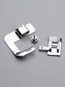 1 件铁合金缝纫机压脚，家用缝纫机压脚支架，缝纫机压脚配件可调节宽度 - 包邊卷邊壓腳 - 查看 5