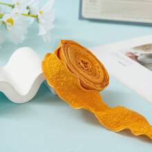 褶皱雪纺丝带DIY蝴蝶结、花束包装、马卡龙彩色丝带、花店、蛋糕工艺材料情人节