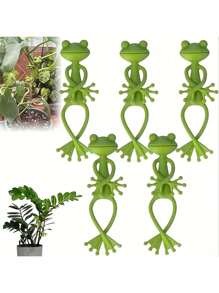 5/3/1pcsFrog Plant Stand With Movable Limbs, Suitable For Potted Plants, Succulents, Small Green Plants, Frog Plant Stand, Suitable For Living Room, Balcony, Study, Office Decoration Mother's Day/Birthday Gift