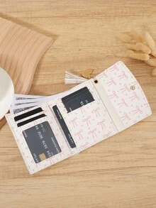 Ví nhỏ gấp đôi họa tiết nơ hồng tình yêu Ví bỏ túi nhỏ Ví gấp đôi mỏng dành cho nữ Nhẹ, di động, đựng thẻ tín dụng, Ví ngắn Thời trang hiện đại dễ thương Làm quà tặng sinh nhật, Giáng sinh, Kỷ niệm, Phụ nữ, Doanh nhân, Kỷ niệm, Giáng sinh, Ngày lễ tình nhân, Làm quà tặng sinh nhật, Làm quà tặng, Dành cho người yêu Dành cho phụ nữ, Dành cho các cô gái, Dành cho quý cô, Dành cho nữ, Túi đựng đồ dùng học tập cho ký túc xá trường học & Quay lại trường học - trắng - Xem 8