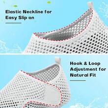 Scurtain Barefoot Shoes Women Men Beach Swim Aqua Socks Summer Quick-Dry Sandals Slippers - 白色 - 查看 2