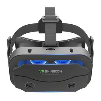 YIYI 3D VR 耳机兼容 和 Android 手机，显示屏尺寸 4.7-7.2 英寸 - 通用虚拟现实眼镜 - 柔软舒适的新型 3D 眼镜，带 VR 眼镜控制器