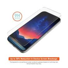 Onn. Impact Resistant Glass Screen Protector For IPhone 16 Pro Waterproof Tempered Glass Shockproof Anti-Fall Anti-Fall Scratch Resistant Anti-Fingerprint Full Cover - iphone16pro - View 3