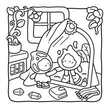 (110 Pages/265g)Dreamy Friends: Coloring Book For Adults And Teens Featuring Little Animal Friends And Fantasy Characters In Funny And Cozy Adventures, Super Cute Animal Characters With Easy And Simple Designs For Relaxation,Back To School,School Supplies