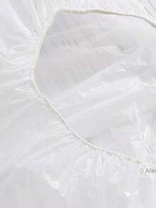 新款10件装一次性理发披肩，染发刘海围裙，家用理发布，适合专业人士和儿童使用，一次性耳罩，防水塑料浴帽，适用于染发、淋浴、水疗浴，可用于美发沙龙，也可作为胡须围裙，胡须收集器，不粘胡须围裙，用于造型和修剪，均码，适合所有人，返校季、旅行度假必备，女士美发配件，头发，美发产品，美发工具，美发用品，理发师，理发配件，理发店，美发设备