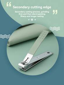 NEFOUME 1 Set Stainless Steel Manicure Clippers, Nail Clipper, Foot File Grooming Beauty Tools Nail Care Kit, Portable - Purple - View 6