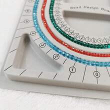 Bead Board Jewelry Design Tray Bead Design Table Bead Storage Bead Tray Jewelry Storage Tray Suitable For Making Bracelets, Necklaces, Jewelry Design, Testing, D IV Production - 灰色 - 查看 6