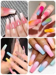 Beautizon Nailartlab 1pc Nail Art Color Blending Pen, Professional Nail Design Color Blending Tool, Durable, Suitable For Women DIY Creative Nail Art And Nail Salon Accessories - Multicolor - View 6