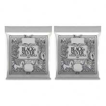 Paquete de 2 cuerdas de repuesto para guitarra clásica Ernie Ball P02406 Palla (núcleo de nailon/acero) - Blanco - Ver 1