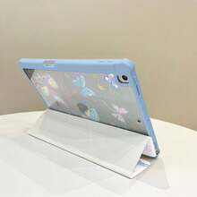 Ốp lưng Butterfly DANYCASE tương thích với iPad A16 2025, Air 11/13, M2/M3, Pro 11/13, M4 2024, Air thế hệ 4/5/10 10.9 inch, Pro thế hệ 11, 9, 8, 7 10.2 inch, Pro 12.9 inch, 4, 5, 6. Ốp bảo vệ trong suốt dạng gập chữ Y. - Bướm chuyển màu - Xem 6