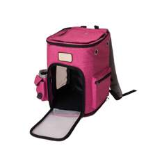 Foldable Pet Backpack Carrier – Soft-Sided Travel Bag For Small Dogs & Cats, Breathable, Dual-Entry