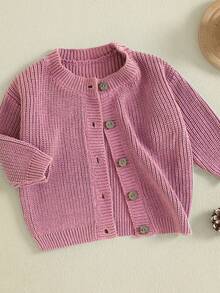 Newborn Baby Sweaters - Pink - View 3