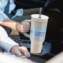 Owalaa Water Bottle 32oz And 40oz ,Multiple Colors Are Available,With Straw,Heat Preservation Time More Than 24 Hours, Cold And Hot Water Can Be Insulated, Can Make Coffee, Frozen Drinks, Beautiful Appearance, Exquisite Workmanship, Suitable For Camping, Work, Indoor Use. - Màu Khaki - Xem 7