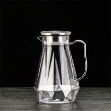 1pc Zar Pot Plastic Juice Pot PC High Temperature Bar Beverage Cold Water Pot Commercial Coffee Tools Back To School - Multicolor - View 1