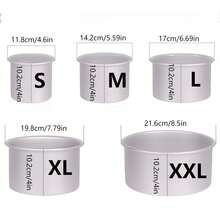 1pc/5pcs, Round Baking Cake Mold, Higher, Thicker, Non-Stick Aluminum Material With Removable Bottom, Suitable For Cakes, Dumplings And Desserts - Perfect Choice For Family Gatherings, Parties And Layered Snacks/Dessert Service | Glossy Pie Plate, Baking Accessories - Multicolor - View 12