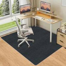 Tapis de chaise avec fonction anti-dérapante pour usage domestique, tapis de chaise de bureau anti-dérapant pour sols en bois dur, tapis de bureau anti-dérapant, protecteur de sol, empêchant les rayures et les dommages aux meubles et aux sols