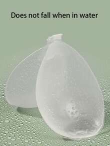 1 件女士硅胶前扣无肩带聚拢文胸 - 无缝粘合提升，透明设计，100% 硅胶舒适，手洗护理，婚礼内衣和日常内衣配件 - 透明 - 查看 6